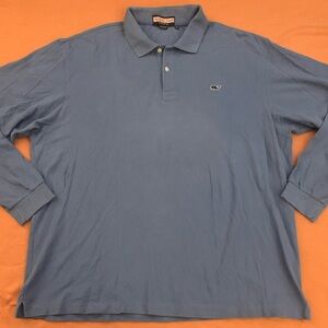 VINEYARD VINES LS 100% Cotton 2 Button Collared Jersey